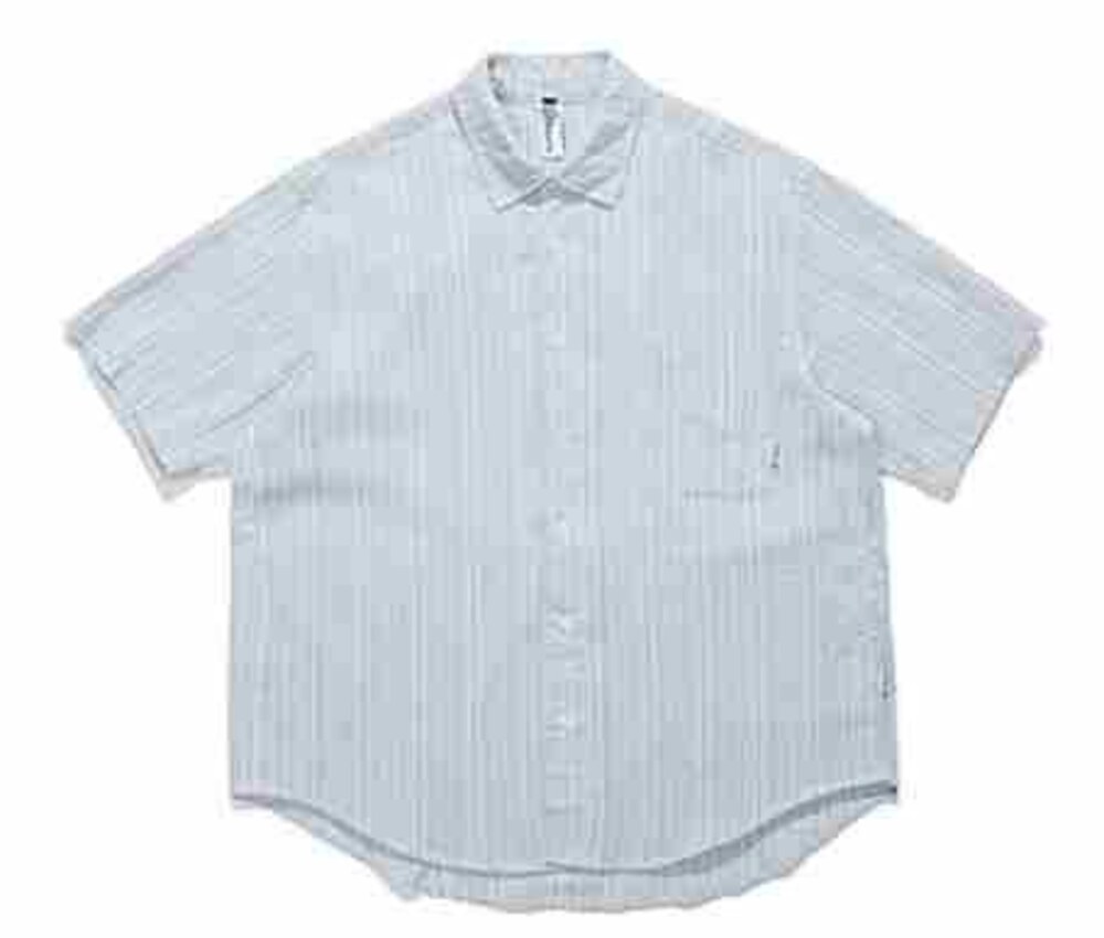 Light Blue Stripe Oversized Shirt
